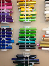 Load image into Gallery viewer, Frosted Plastic Vinyl Storage Rack – Organiser for Craft Rolls & Workspaces