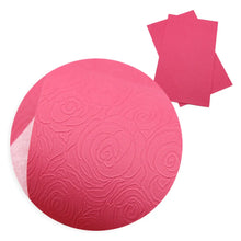 Load image into Gallery viewer, Rose Embossed Vegan Leather - 7 Colors Available
