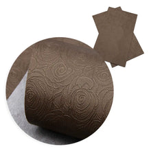 Load image into Gallery viewer, Rose Embossed Vegan Leather - 7 Colors Available
