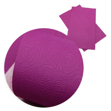 Load image into Gallery viewer, Rose Embossed Vegan Leather - 7 Colors Available
