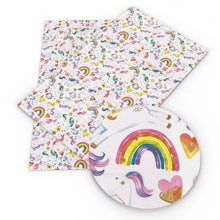 Load image into Gallery viewer, Over the Rainbow Printed Vegan Leather
