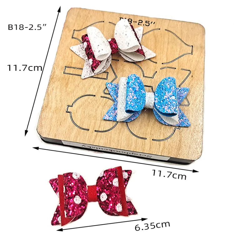 Hair Bow Cutting Die -The Double Bow