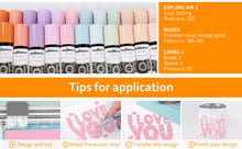 Load image into Gallery viewer, Glossy Adhesive Craft Vinyl - 19 Colors Available
