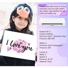 Load image into Gallery viewer, Glitter Polka Dots Craft Vinyl - 4 Colors Available
