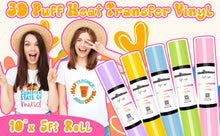 Load image into Gallery viewer, Puff Heat Transfer Vinyl - 11 Colors Available

