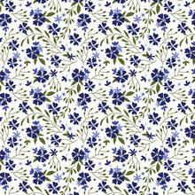 Load image into Gallery viewer, Premium Removable Vinyl Patterned Sampler- In Bloom Blue

