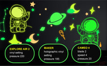 Load image into Gallery viewer, Glow In the Dark Adhesive Vinyl -2 Colors Available
