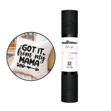 Load image into Gallery viewer, Glitter Puff Heat Transfer Vinyl - 10 Colors Available
