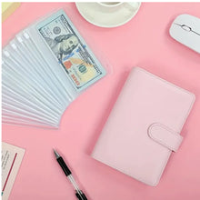 Load image into Gallery viewer, A6 Basic Macaron Budget Binder - 2 Available Colors
