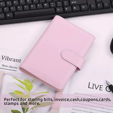 Load image into Gallery viewer, A6 Basic Macaron Budget Binder - 2 Available Colors
