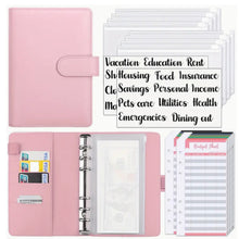 Load image into Gallery viewer, A6 Deluxe Macaron Budget Binder - 2 Available Colors
