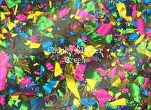 Load image into Gallery viewer, Circle Acrylic Disc - Chunky Glitter Colors
