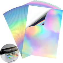 Load image into Gallery viewer, Holographic Laser Printable Self Adhesive Vinyl

