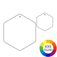 Load image into Gallery viewer, Hexagon Acrylic Disc - Basic &amp; Pastel Colors
