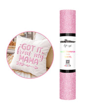 Load image into Gallery viewer, Glitter Puff Heat Transfer Vinyl - 10 Colors Available
