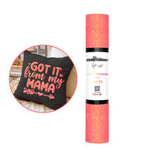 Load image into Gallery viewer, Glitter Puff Heat Transfer Vinyl - 10 Colors Available

