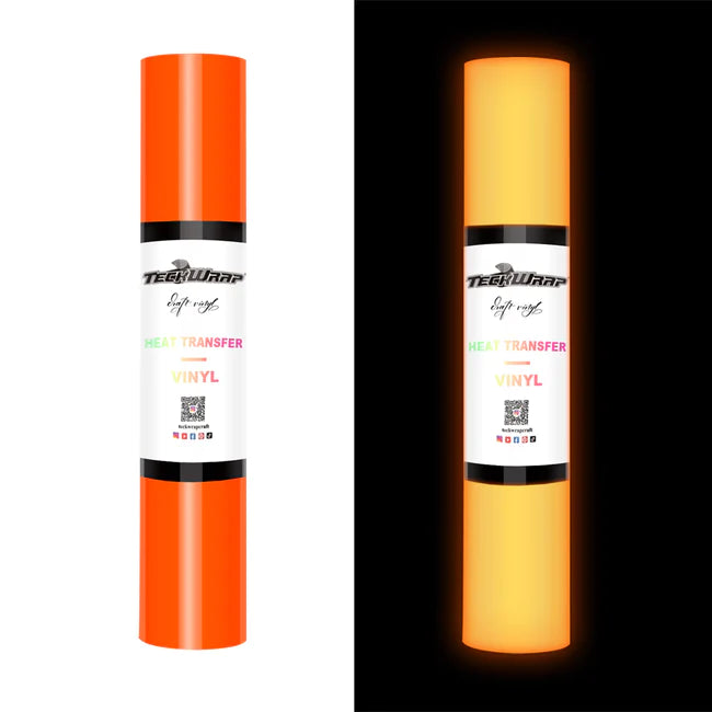 Glow In The Dark Heat Transfer Vinyl - 3 Colors Available
