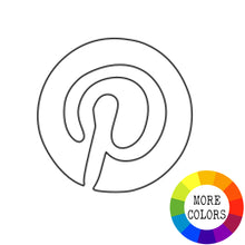 Load image into Gallery viewer, Social Media Icons Acrylic Disc - Botanical Colors

