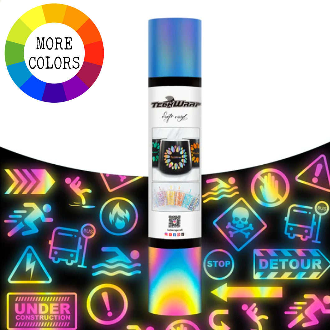 Reflective Adhesive Vinyl - 4 Colors Available