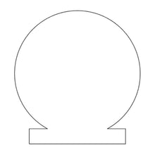Load image into Gallery viewer, Acrylic Circle for Rectangular LED Lamp Base
