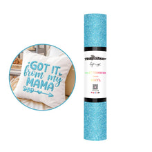 Load image into Gallery viewer, Glitter Puff Heat Transfer Vinyl - 10 Colors Available
