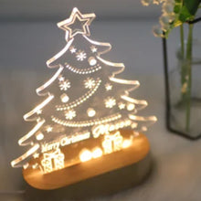 Load image into Gallery viewer, Acrylic Christmas Tree for Oval LED Lamp Base
