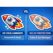 Load image into Gallery viewer, UV Cold Lamination Film – Glossy Protective Overlay for Stickers &amp; Prints
