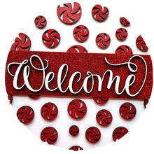 Load image into Gallery viewer, Welcome Santa Festive Season Porch Sign – MDF Wood, Hand Painted or DIY Kit
