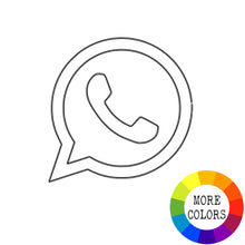 Load image into Gallery viewer, Social Media Icons Acrylic Disc - Botanical Colors
