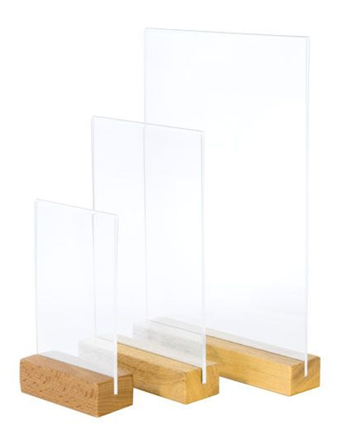 Wooden Bases for Acrylic Sheets