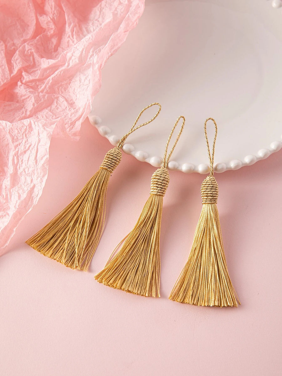 Luxury Gold Tassels Indi & Oak