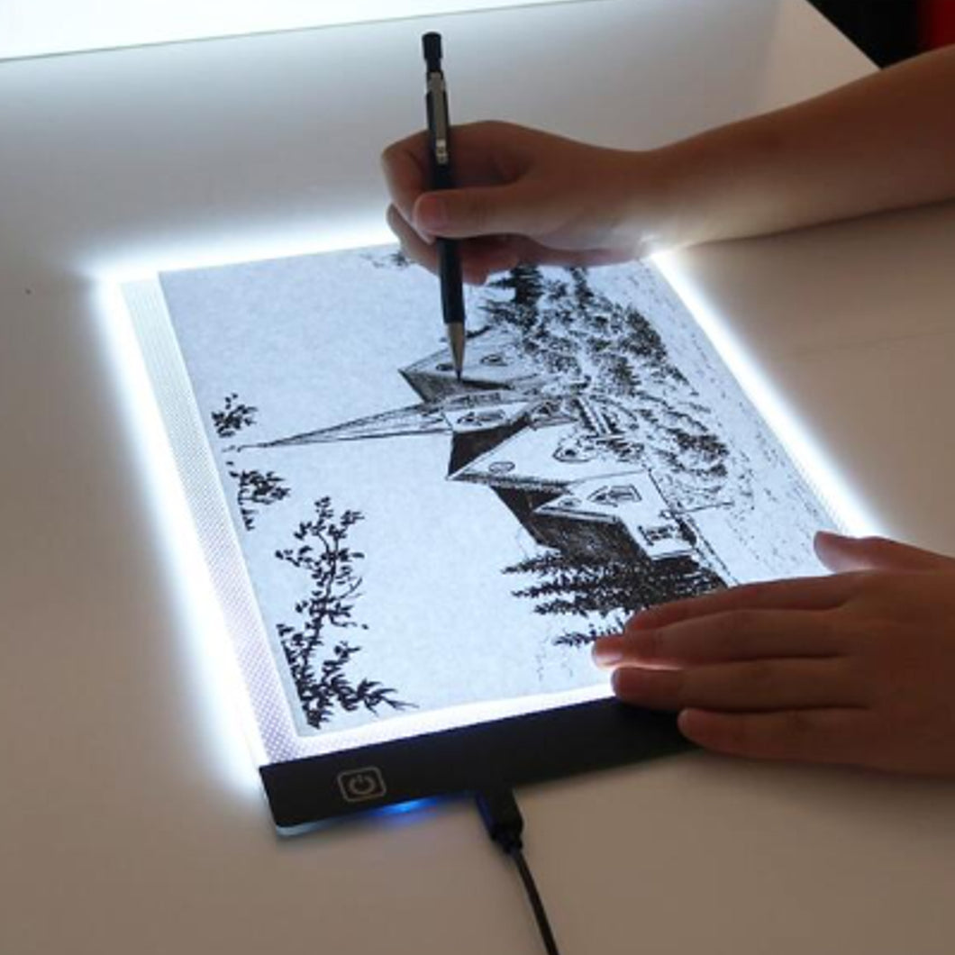 LED Light Pad – Ultra Thin, Adjustable Brightness, USB Powered