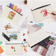 Load image into Gallery viewer, Sublimation Canvas Makeup Bags
