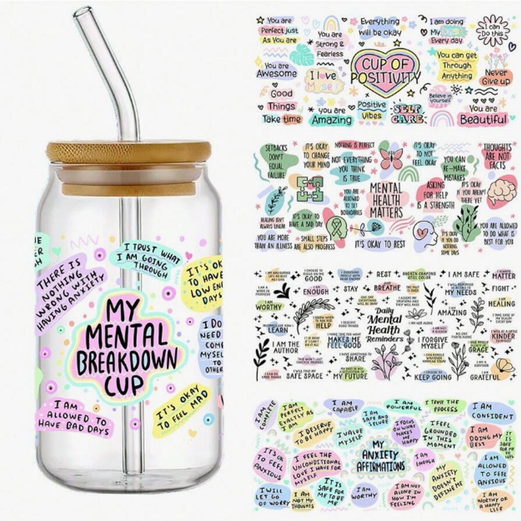 Mental Health Matters DTF Sticker Set of 5