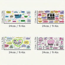 Load image into Gallery viewer, Self Love Guide DTF Sticker Set of 4
