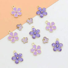 Load image into Gallery viewer, Floral Trio Pendant Charm Set
