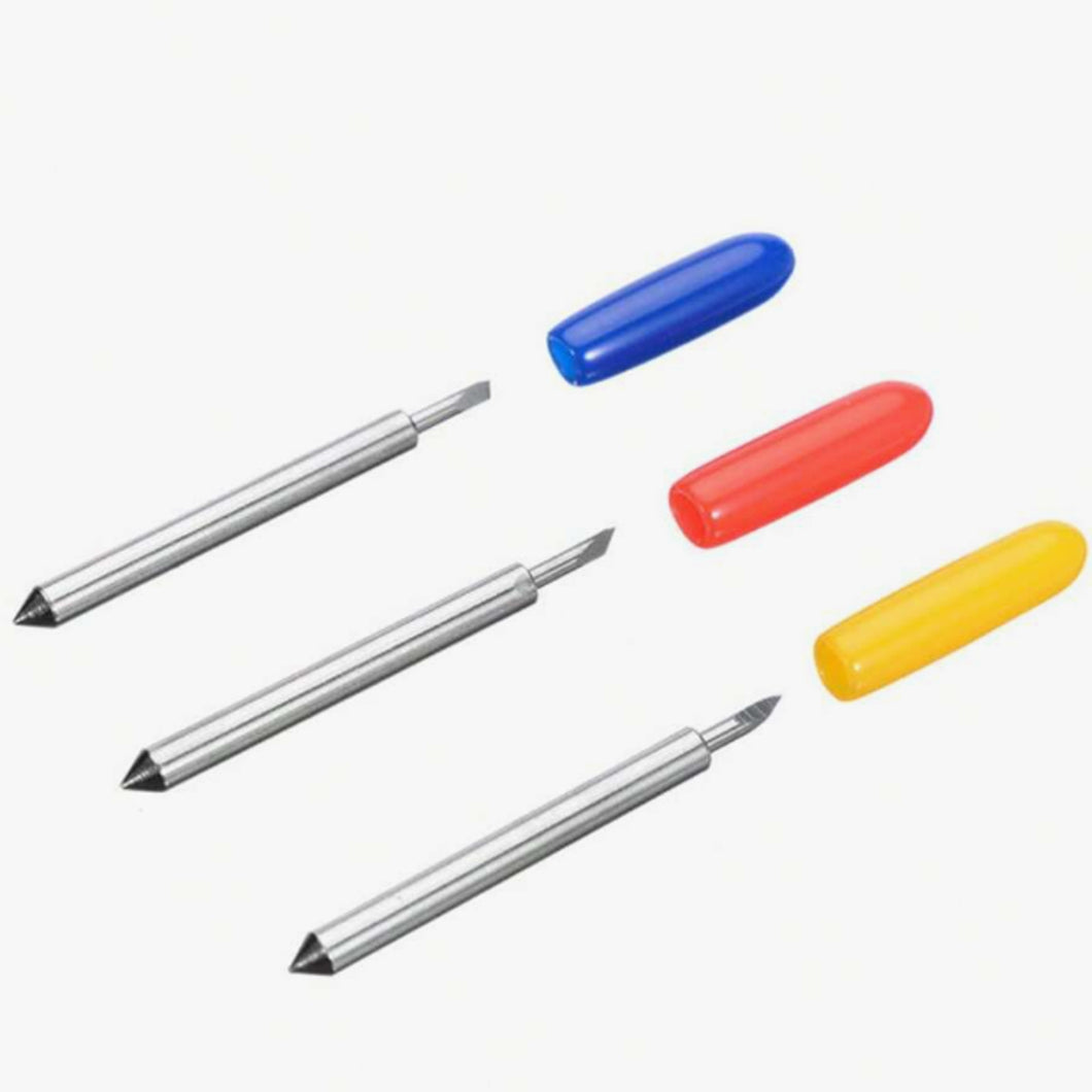 Cutting Machine Replacement Blades - Set of 3 Premium Precision Blades for Crafting