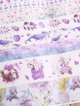 Load image into Gallery viewer, Purple Parade Washi Tape 10 pcs set
