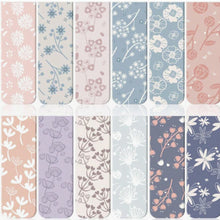 Load image into Gallery viewer, Magnetic Bookmarks - Floral 12 Pack
