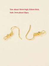 Load image into Gallery viewer, Yellow Gold Fish Hook Earring Findings
