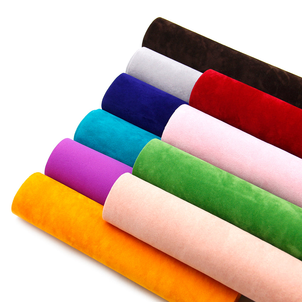 Velvet Touch Vegan Leather 10 pc Set – Soft-Feel Faux Leather Sheets for Crafting