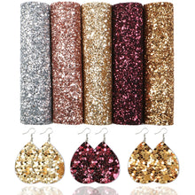 Load image into Gallery viewer, Autumn Glitter Vegan Leather A5 Set

