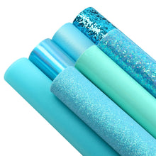 Load image into Gallery viewer, Aqua Dream Vegan Leather Set
