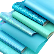 Load image into Gallery viewer, Aqua Dream Vegan Leather Set
