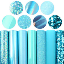 Load image into Gallery viewer, Aqua Dream Vegan Leather Set
