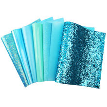 Load image into Gallery viewer, Aqua Dream Vegan Leather Set

