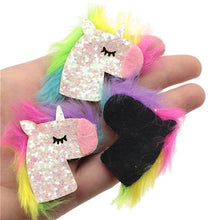 Load image into Gallery viewer, Glitter Rainbow Unicorn Patch
