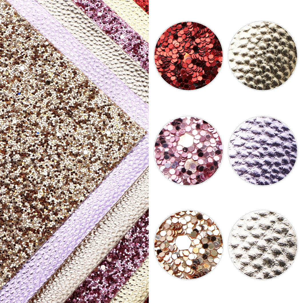 Glitter & Shiny Vegan Leather Set