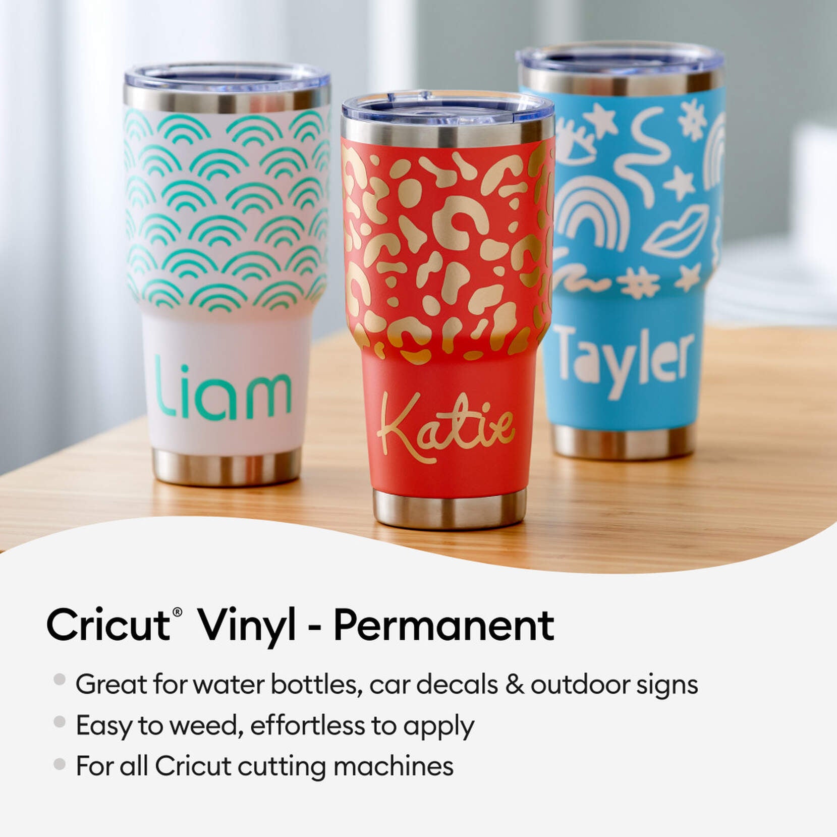 Cricut Permanent Vinyl Sampler - Rainbow 20 Pack – Indi & Oak