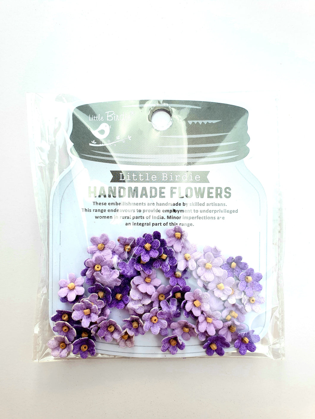 Little Birdie Handmade Flower - Lavender Whisper